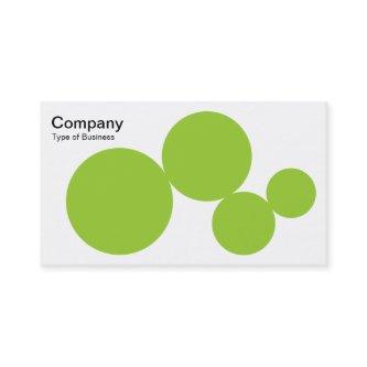 Circle Series - Martian Green on White