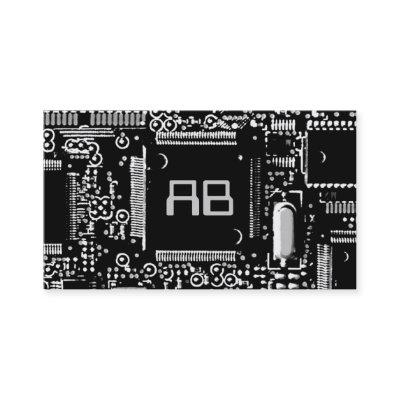 Circuit B & W 2 'monogram  white