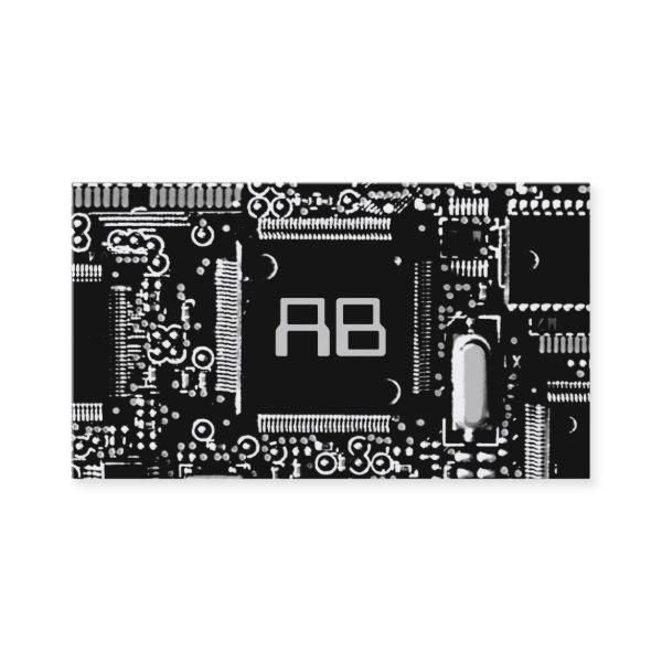 Circuit B & W 2 'monogram  white