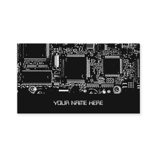 Circuit Black and White 2  template