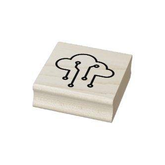 Circuit chip design rubber stamp