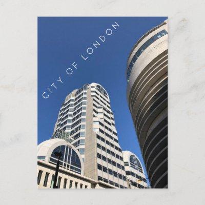 City of London | Skyscrapers in the blue sky photo Postcard