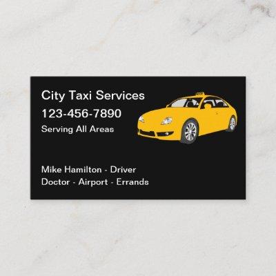 City Taxi Services Cab Driver