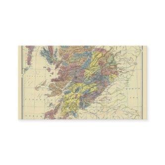 Clans Of Scotland Historical Map Clan Locations