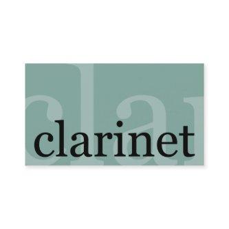 Clarinet Teacher Player Music Studio Musician