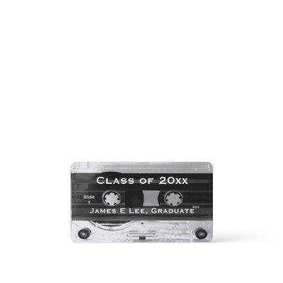 Class of 20xx Graduation Audio Cassette Tape Cards