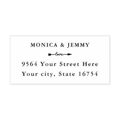 Classic Address Self Inking Custom Rubber Stamp
