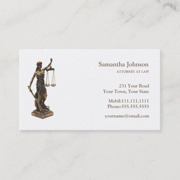 Classic ATTORNEY AT LAW | Scales of Justice