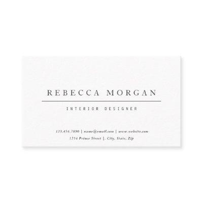 Classic Black and White Simple
