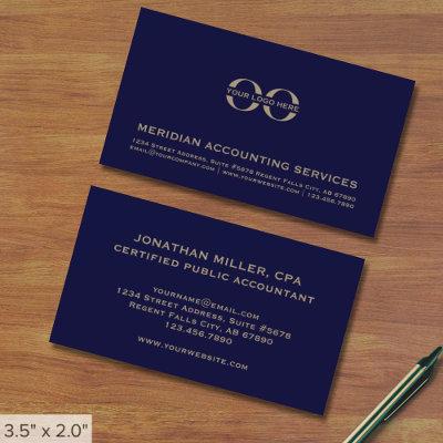 Classic Blue Accounting  with Logo