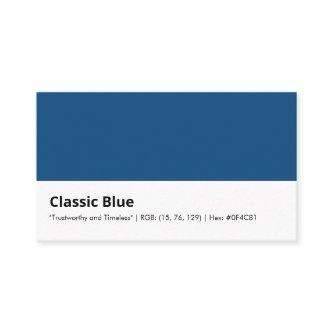 Classic Blue Color Consulting Branding Identity