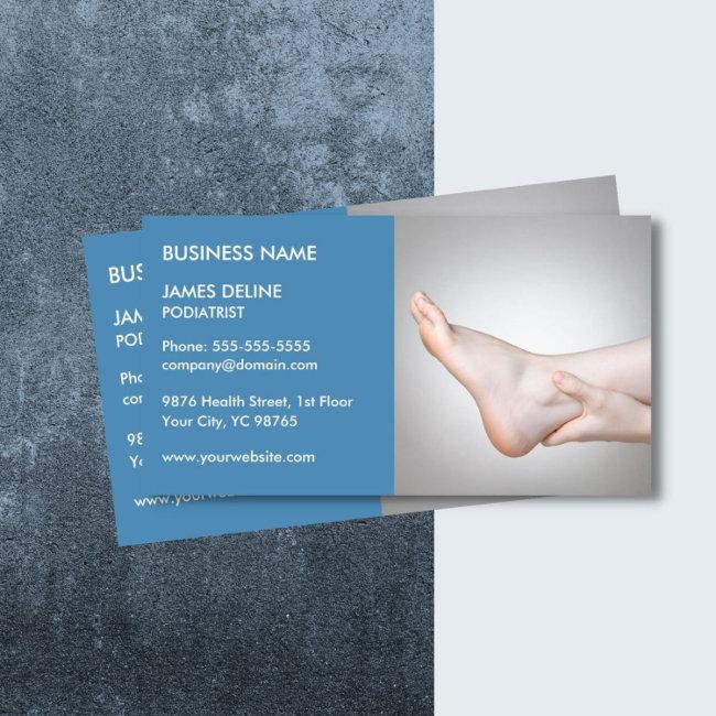 Classic Blue Podiatrist Template