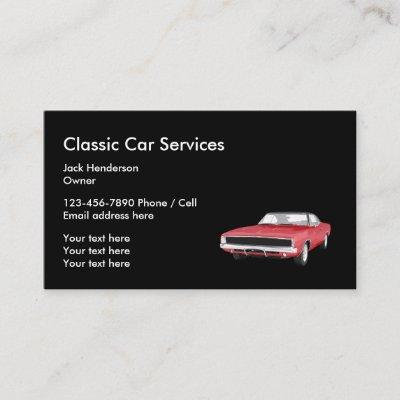 Classic Car Services And Restoration