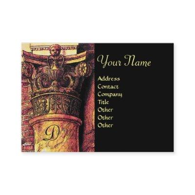 CLASSIC COLUMN MONOGRAM 2 bright red yellow,black
