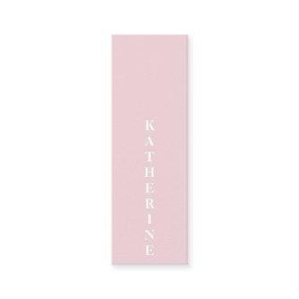 Classic elegant white pink minimalist photo plain mini