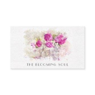 *~* Classic Floral Roses QR PHOTO AR26 Vintage Bus
