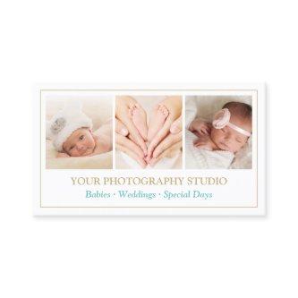 Classic Gold Color Frame Photo Collage Showcase