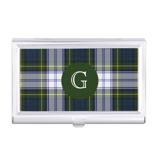 Classic Gordon Dress Tartan Plaid Monogram Case For
