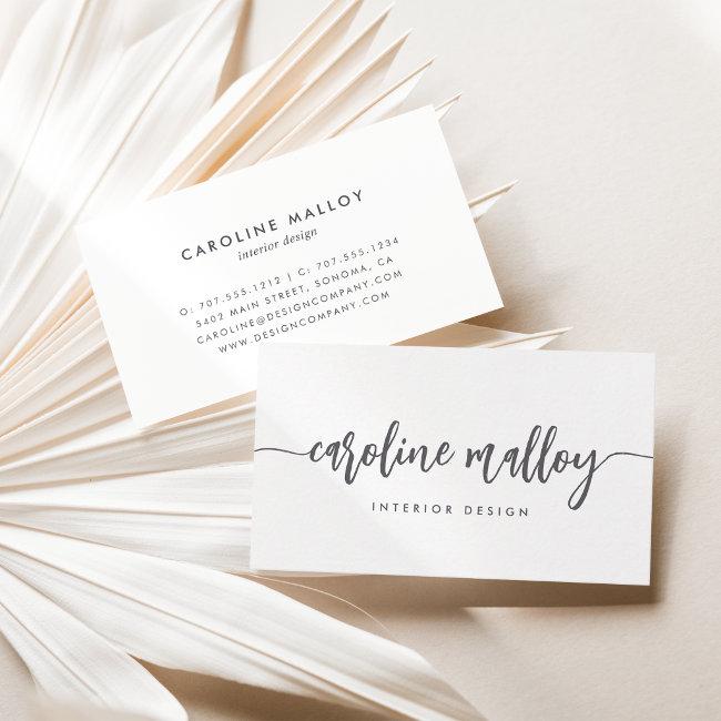 Classic Gray | Modern Signature Script