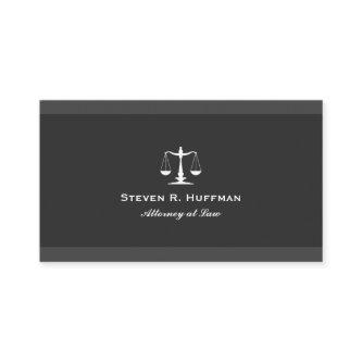 Classic Gray Stripe Attorney at law Justice Scale