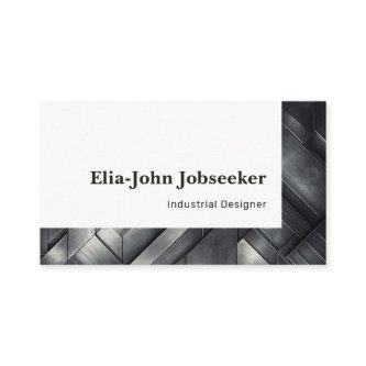 Classic Job Seeker Simple Minimalist Gray Steel