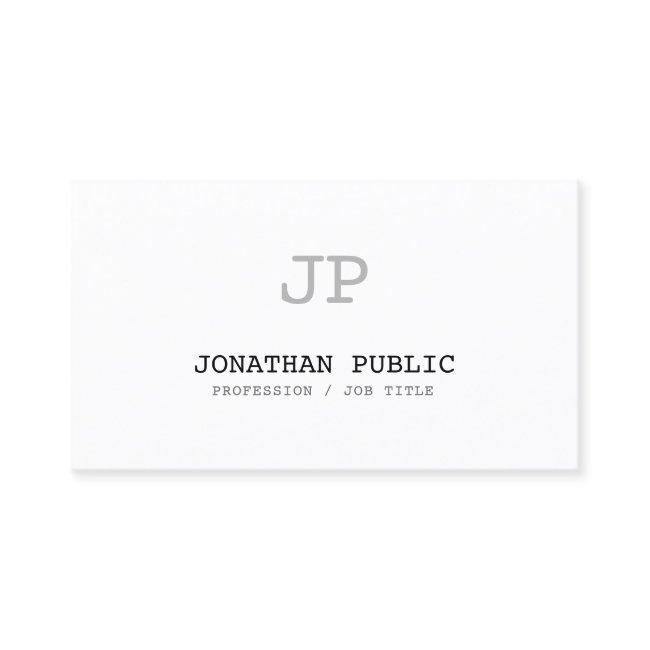 Classic Look Design Clean Vintage Professional