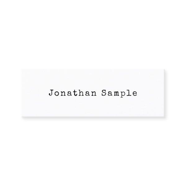 Classic Look Design Minimalist Plain Trendy Retro Mini