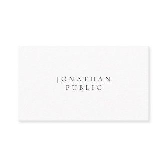Classic Look Elegant Simple Template Professional