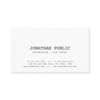Classic Look Graphic Design Clean Vintage White