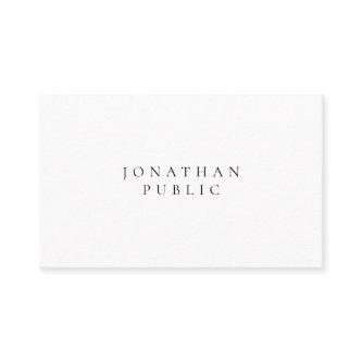 Classic Look Minimalist Elegant Template Simple