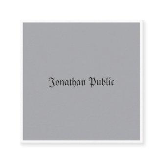 Classic Look Professional Minimalist Nostalgic Square