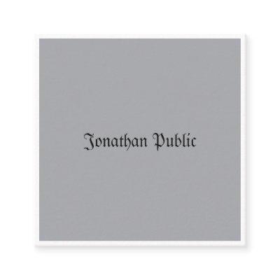 Classic Look Professional Minimalist Nostalgic Square
