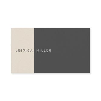 Classic Modern Dark Grey & Beige Social Media