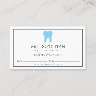 Classic Modern Dentist Tooth Logo Appointment