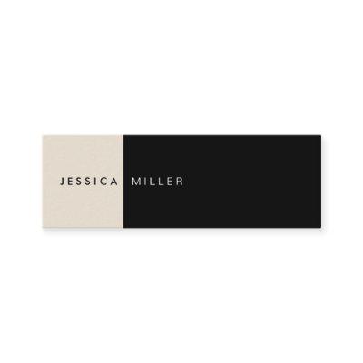 Classic Modern Layout Black & Beige Social Media Mini