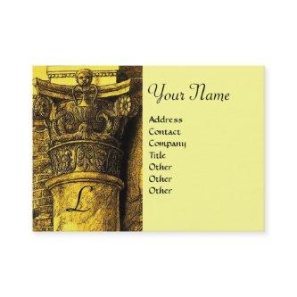 CLASSIC MONOGRAM 2, bright brown yellow