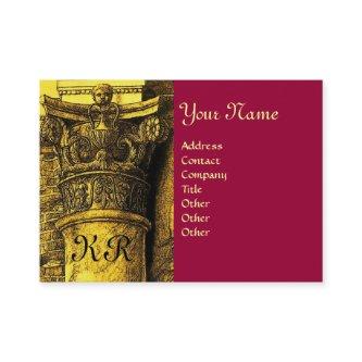 CLASSIC MONOGRAM 2 bright red yellow