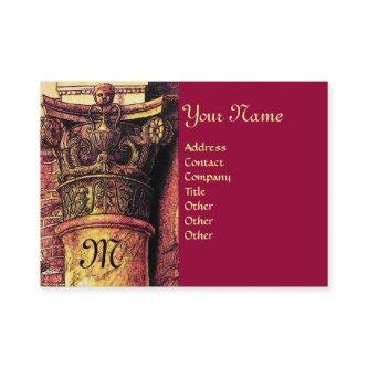 CLASSIC MONOGRAM 2 bright red yellow