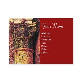 CLASSIC MONOGRAM 2 bright red yellow