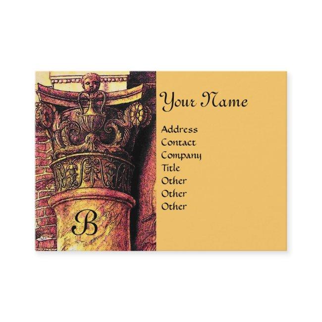 CLASSIC MONOGRAM 2 bright red yellow