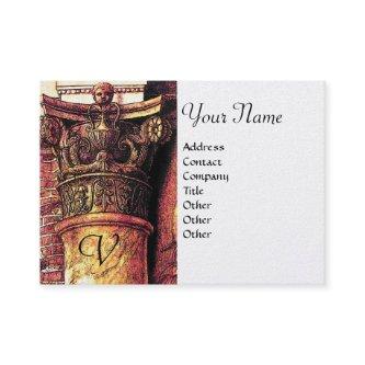 CLASSIC MONOGRAM 2 bright red yellow,pearl