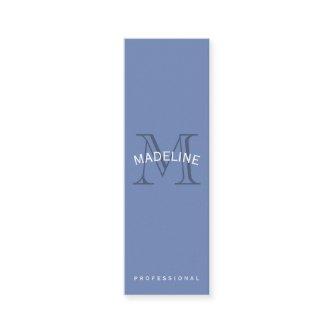 Classic Monogram Blue with Arc Text Mini