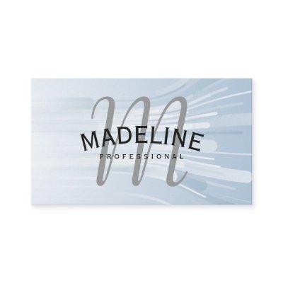 Classic Monogram | Direction Lines Background