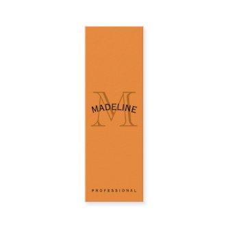 Classic Monogram Orange with Arc Text Mini