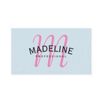 Classic Monogram Pink with Arc Text