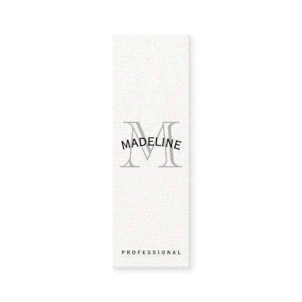 Classic Monogram with Arc Text Mini