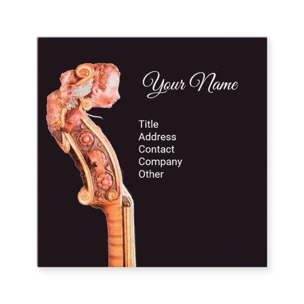 CLASSIC MUSIC STRING INSTRUMENT Violin Scroll Square