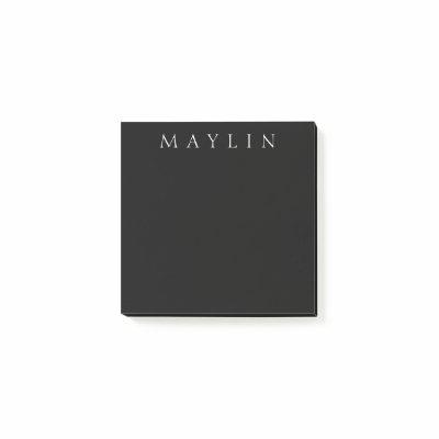 Classic Name or Word | Black & White Post-it Notes
