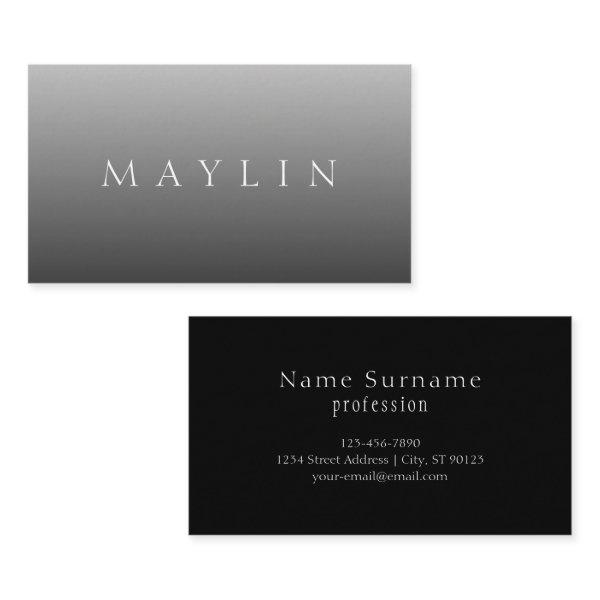 Classic Name or Word | Gradient Grey