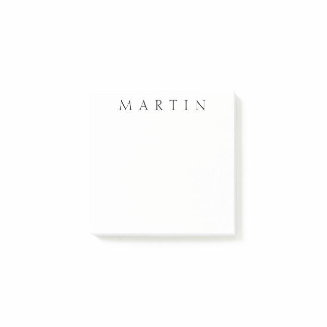 Classic Name (or word) Post-it Notes